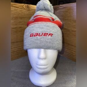 🧌Bauer New Era Team Stripe Pom Knit Hat